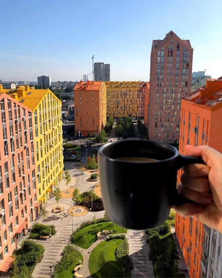 Comfortable Studio Apartments In A Secure Residential Complex Comfort Town Кт-02 Kyjev Exteriér fotografie